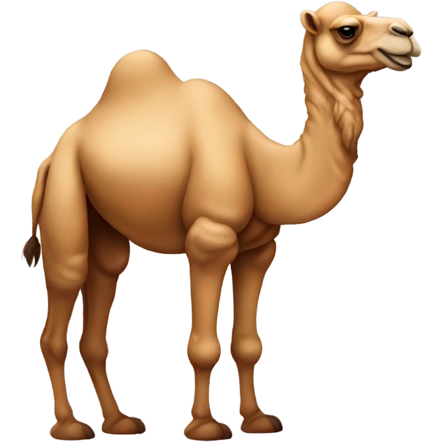 Moody camel emoji