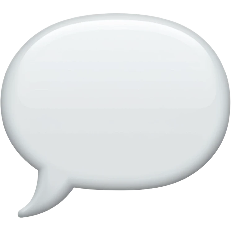 speech bubble emoji