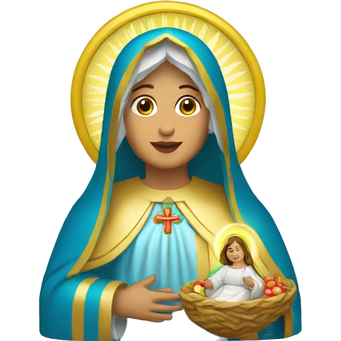 virgen maria emoji