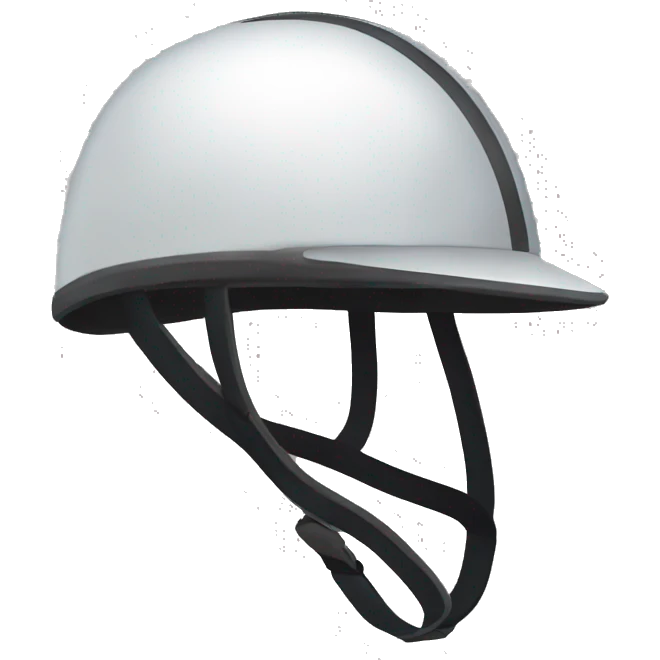 Equestrian helmet emoji