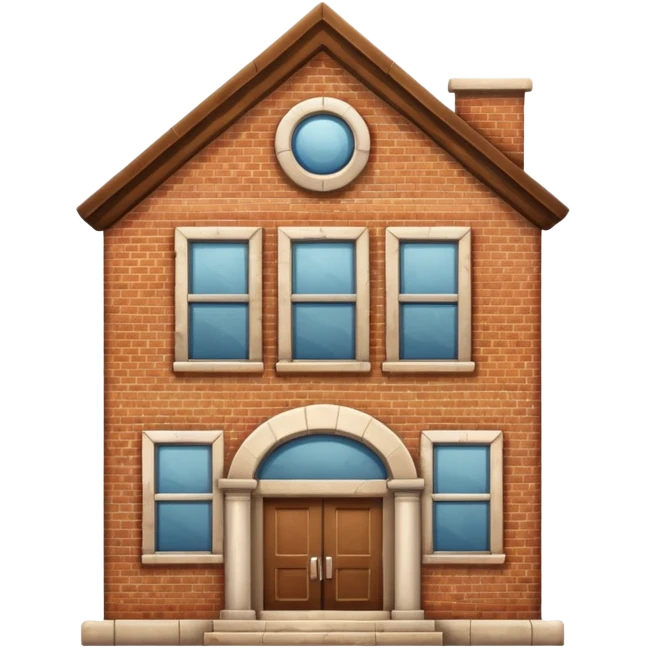 School building emoji