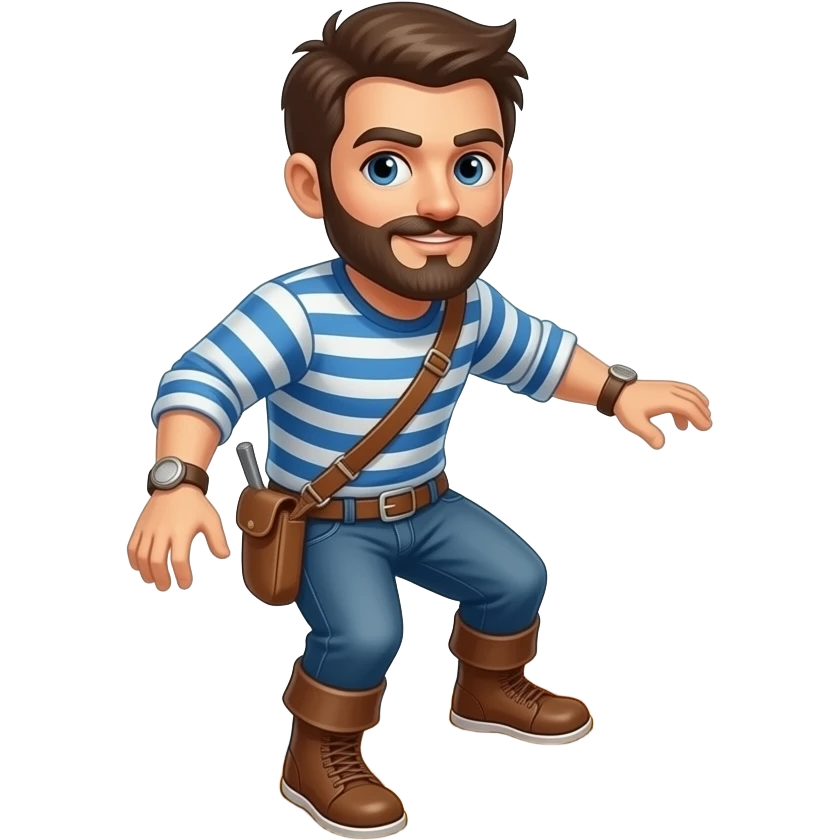 smuggler surfing in spring emoji