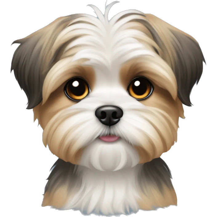 Shih Tzu mix Yorkie puppy emoji