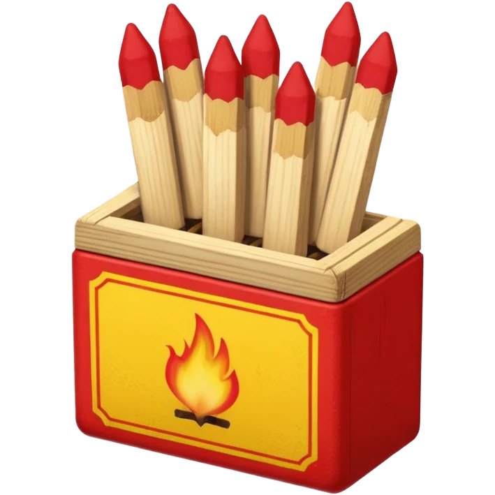 matches in matchbox emoji