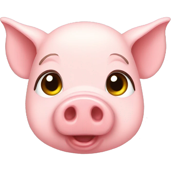 Pig cute emoji