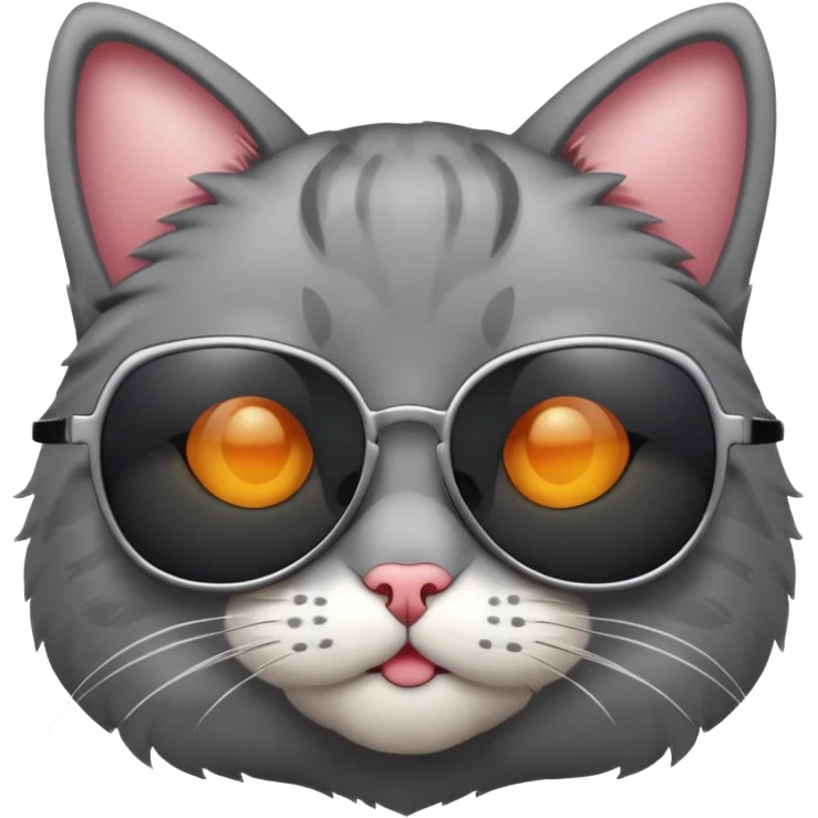 Cat wearing sunglasses emoji