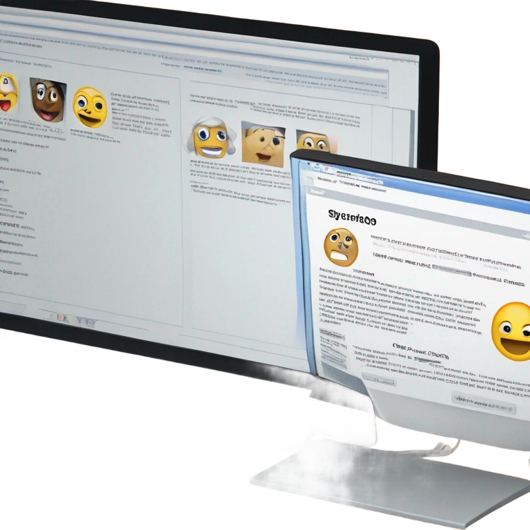 Computer with article in it emoji