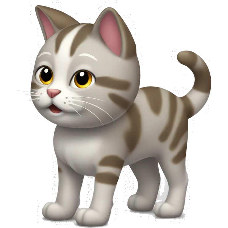 gato haciendo sus necesidades emoji