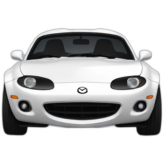 Mazda miata car cute blink emoji