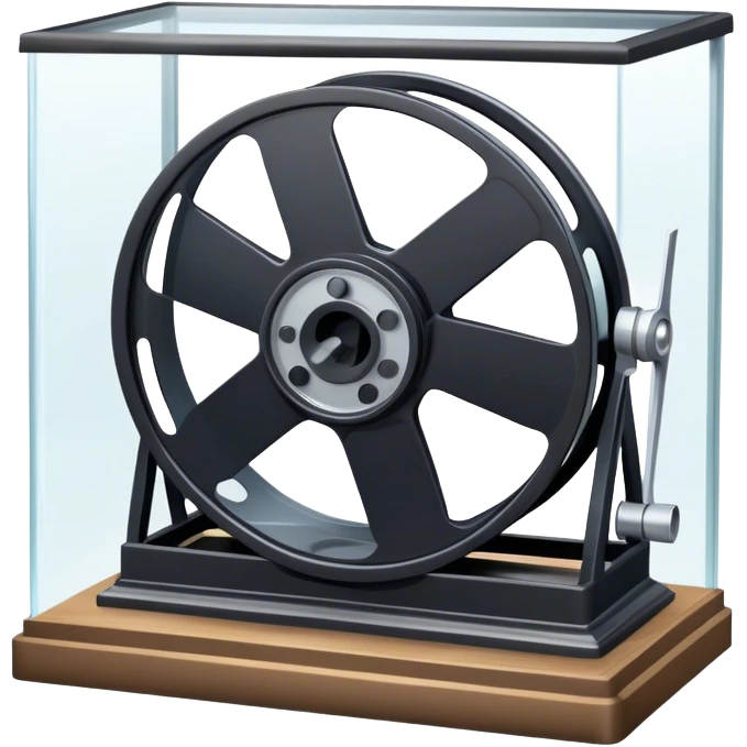 Film reel in cold Frame emoji