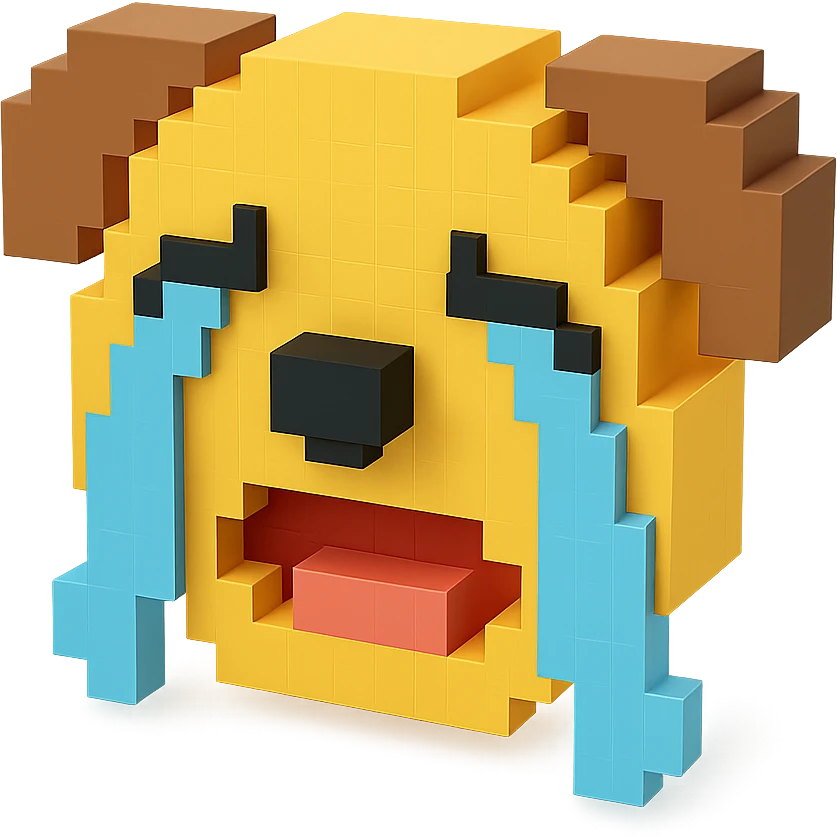 Dog Cry emoji