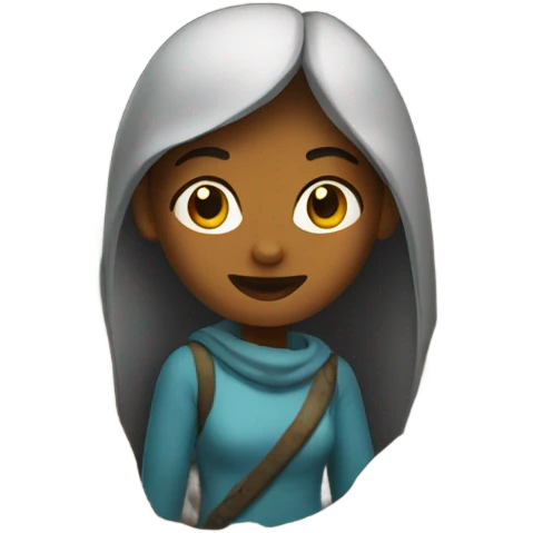 Woman in cave emoji