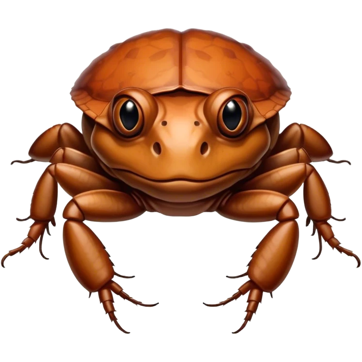 Bufo and cockroach merged together emoji