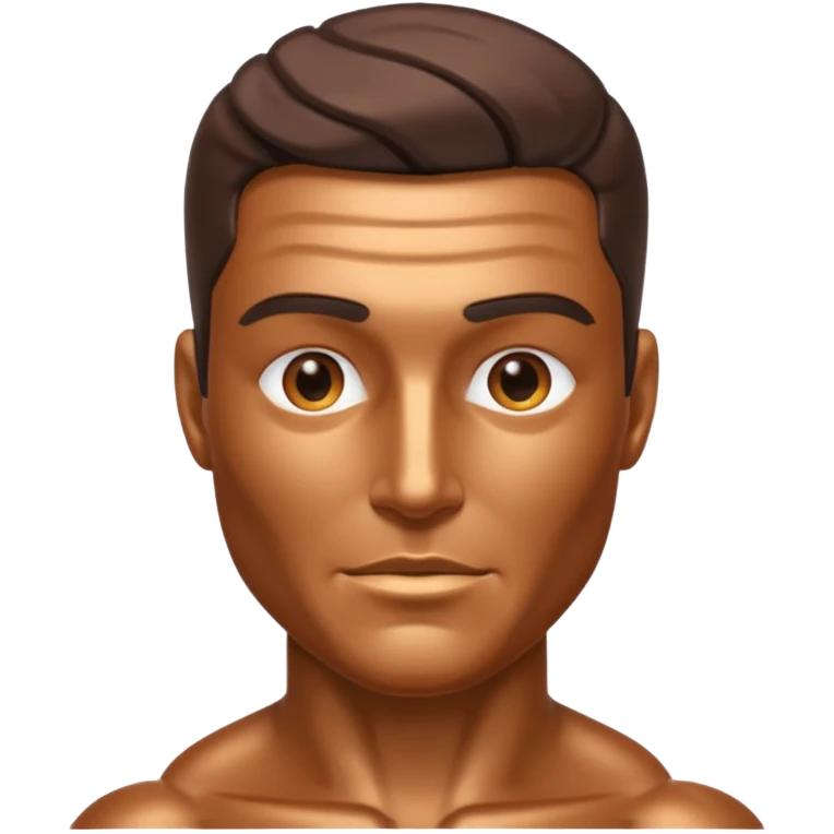 bronze man emoji