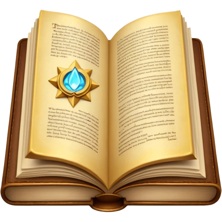 a magic book of knowledge emoji