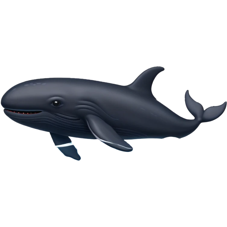 Rest in peace black whale emoji