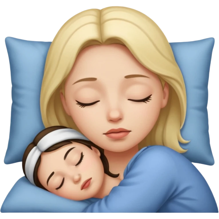 one eye open when sleeping girl emoji
