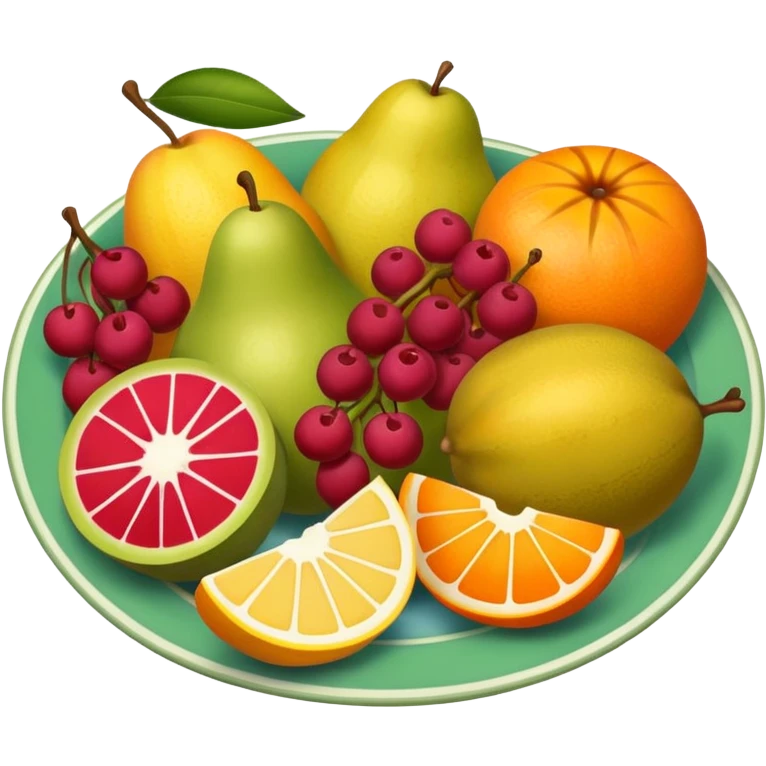fruits plate emoji