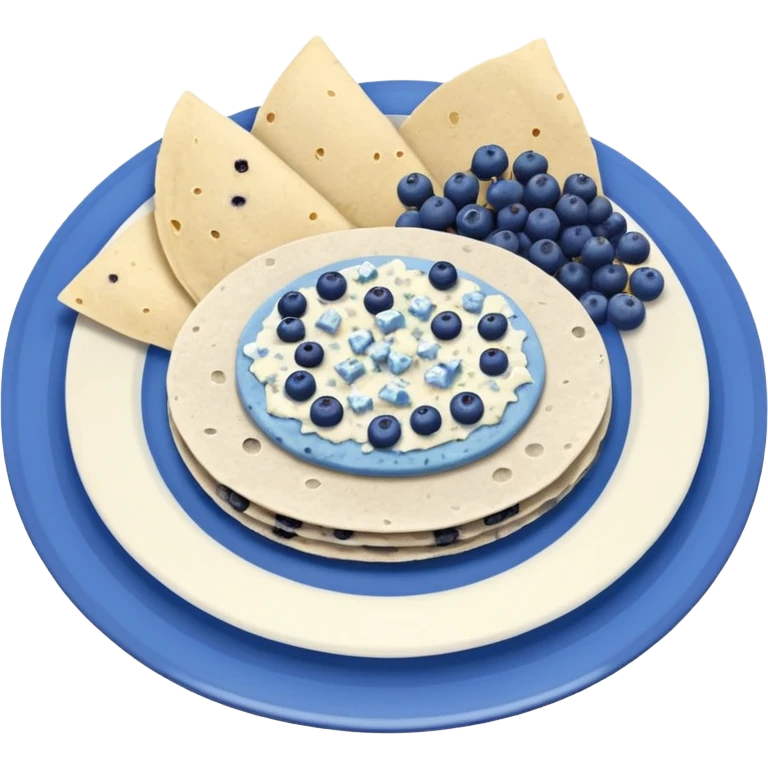 blue meal emoji