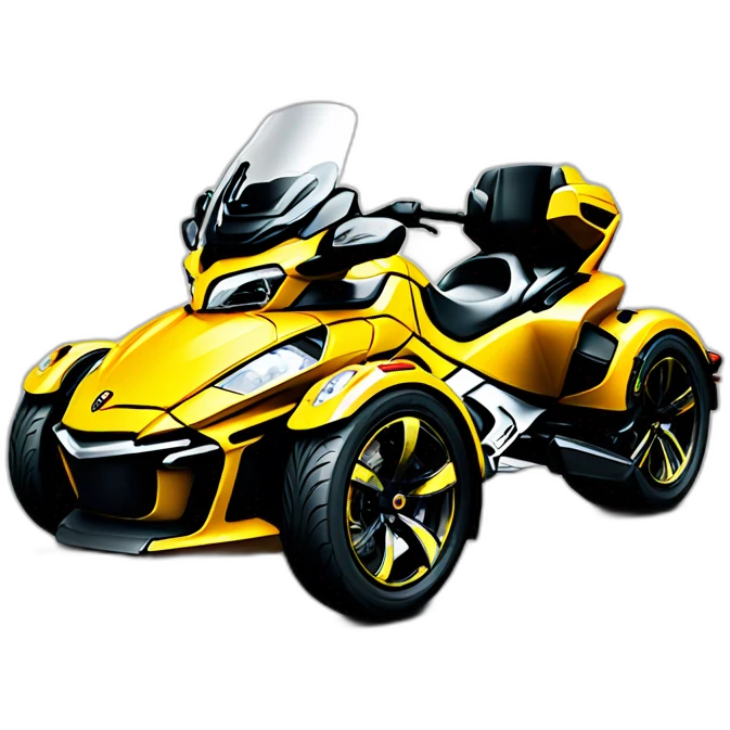 Can-am yellow spyder  emoji