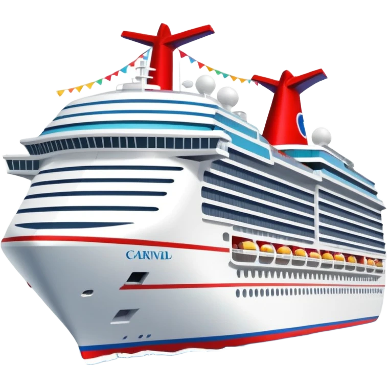 Carnival cruise ship emoji