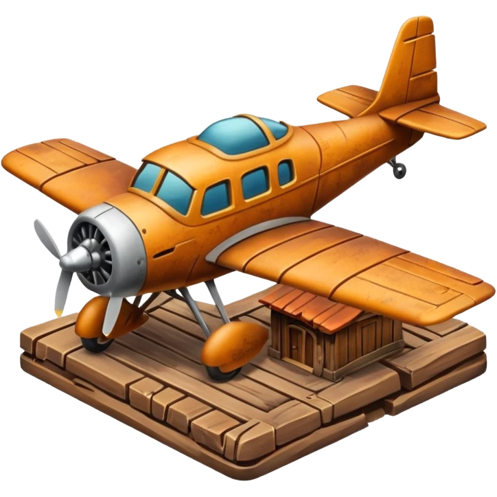 small size plane old town emoji
