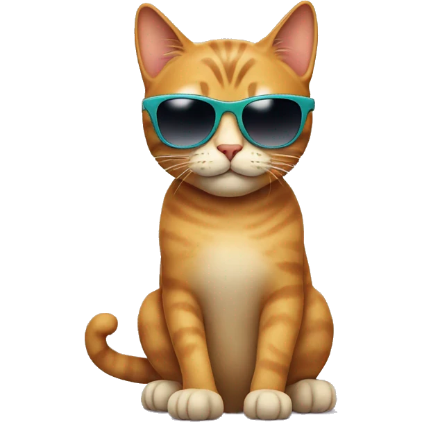 Cat with sunglasse emoji