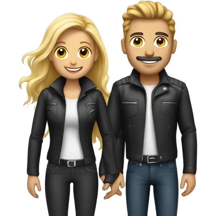 couple biker emoji