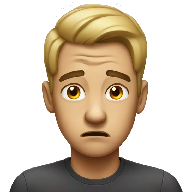 Frustrated  emoji