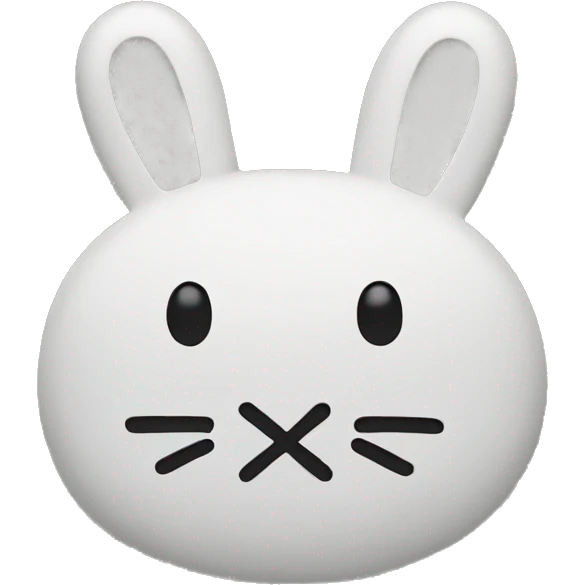 Miffy head emoji