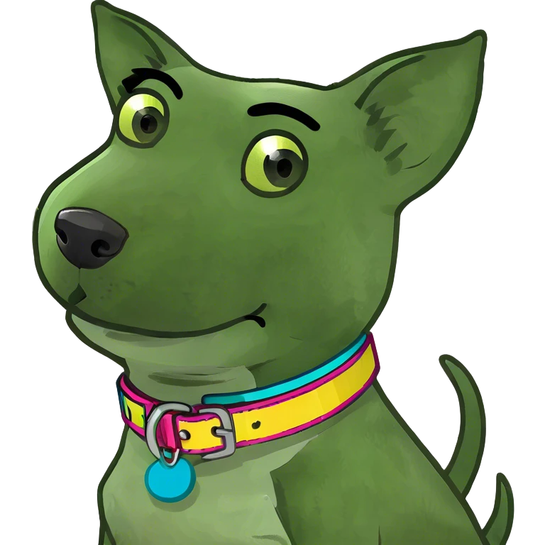 Hund mit Katzen Ohren  emoji