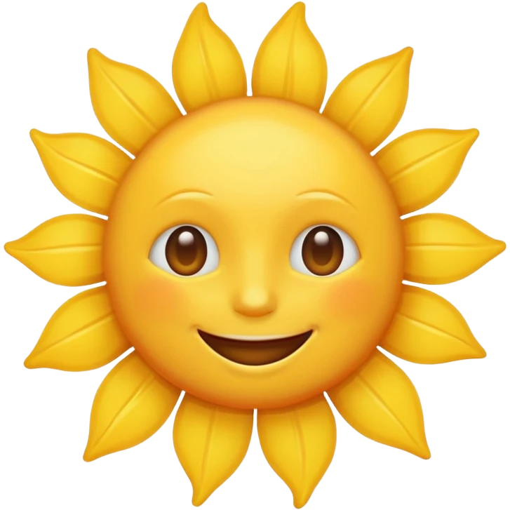 Emoji sun emoji
