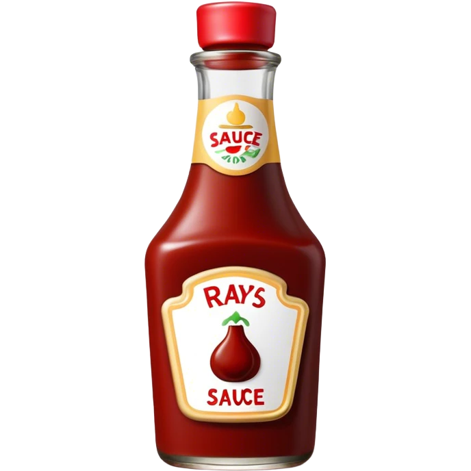 Sweet Baby Ray’s sauce brand bottle  emoji
