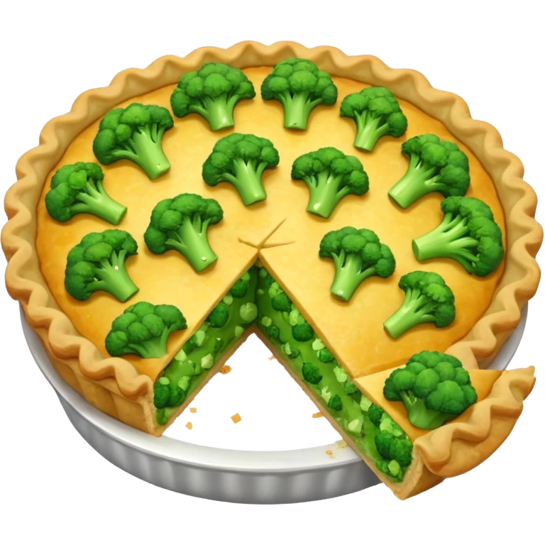 Broccoli pie emoji