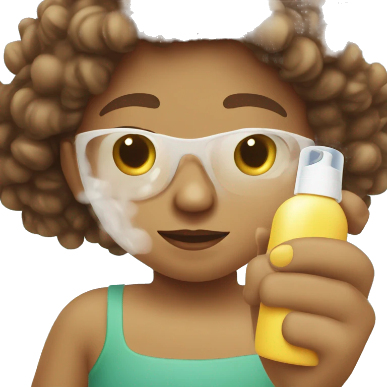little facial sunscreen bottle isidn emoji