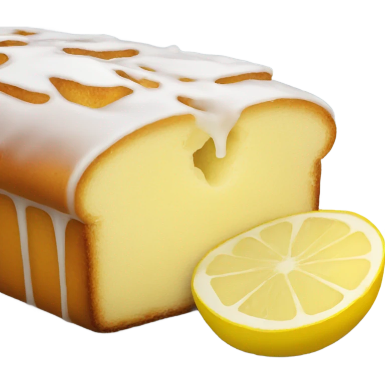 iced lemon loaf  emoji