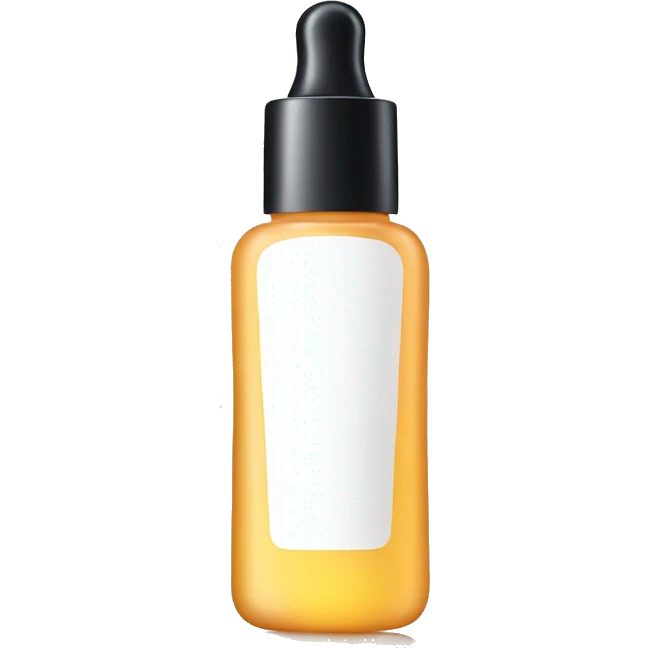 Serum bottle for face  emoji