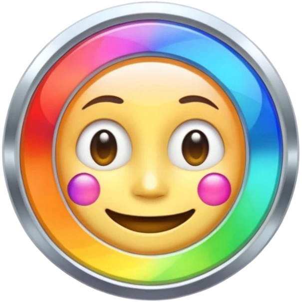 💿 mixed with 🥹 emoji