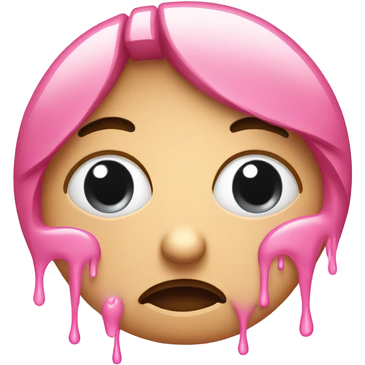😭 but with pink tears emoji