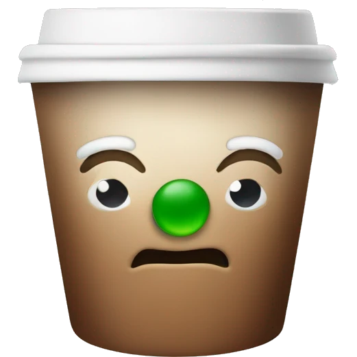 Coffee cup Christmas  emoji