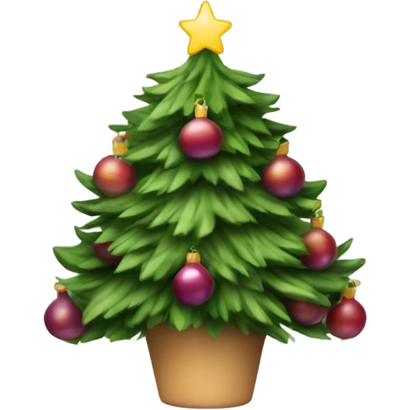 christmas tree with onions as ornaments  emoji
