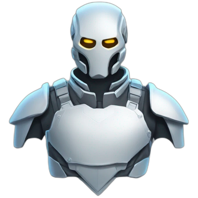 futuristic Phantom Infiltration armored breastplate ghost effect emoji