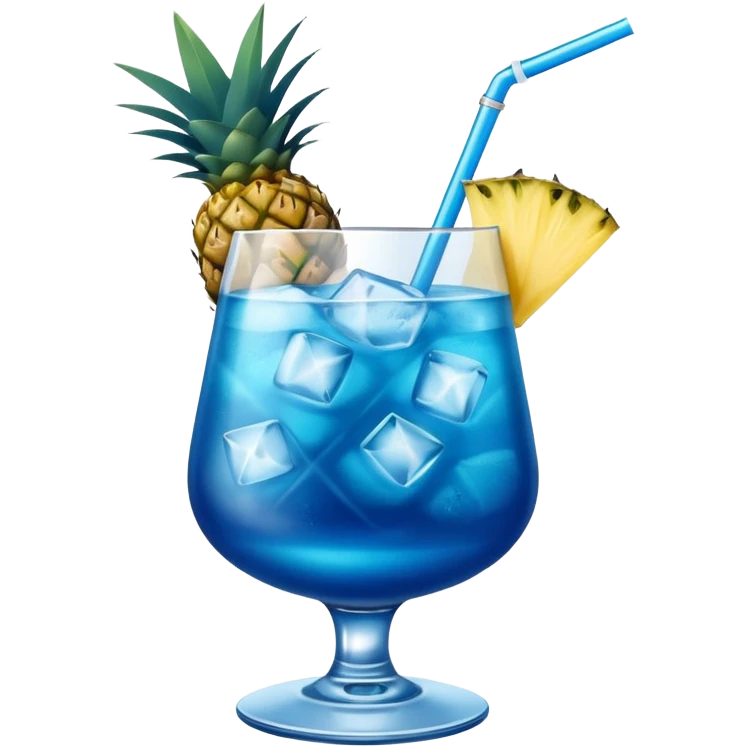 Blue Hawaii emoji