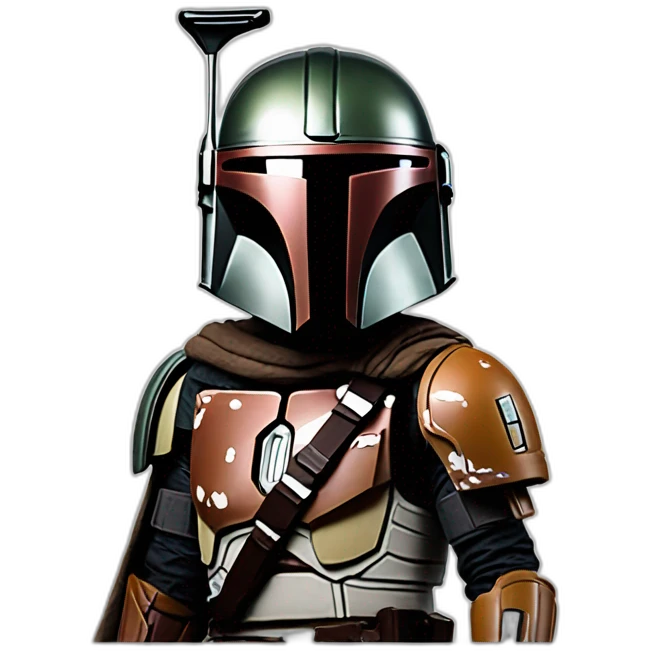 Mandalorian says "no" emoji
