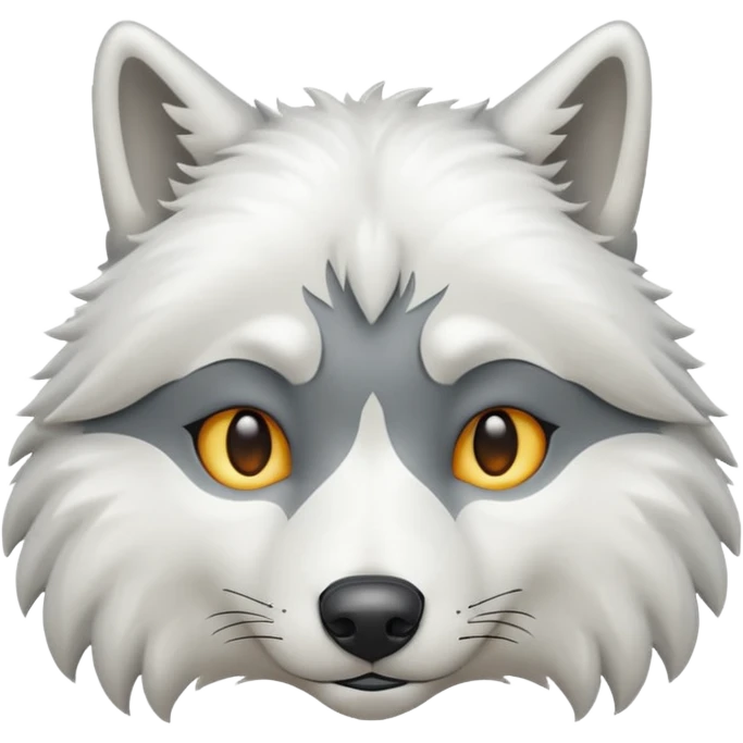 Loup Blanc pour twitch emoji