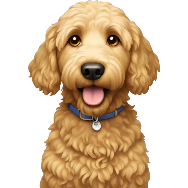 Golden Doodle dog emoji