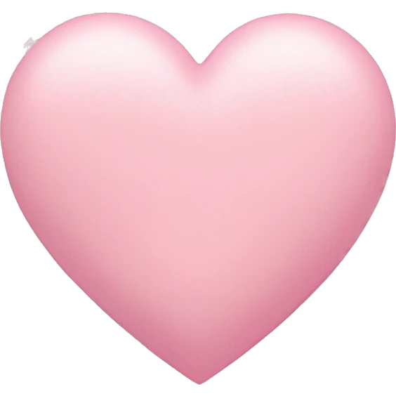 pastel pink heart emoji