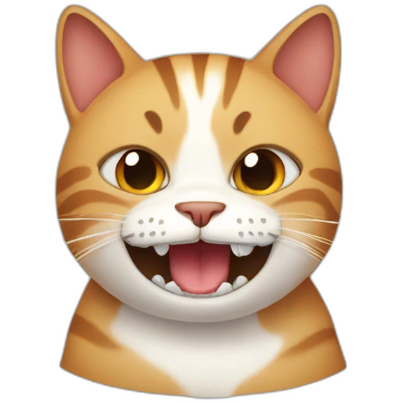 Cat with broken teeth emoji