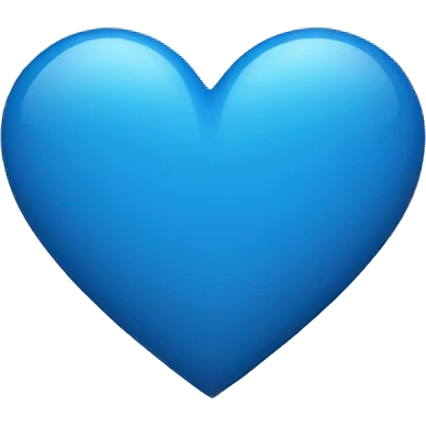 Blue Heart emoji