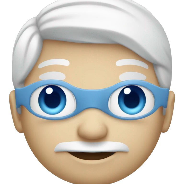White sorts with blue design emoji